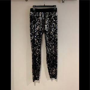 Express Sequined Velvet Leggings